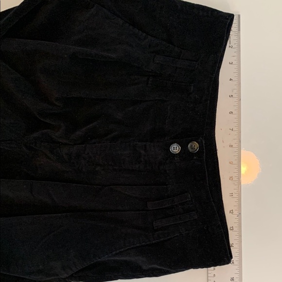 DÔEN | Nelda Corduroy Pants in Black – High Waist Tapered Leg | Sz 12 - Picture 13 of 14